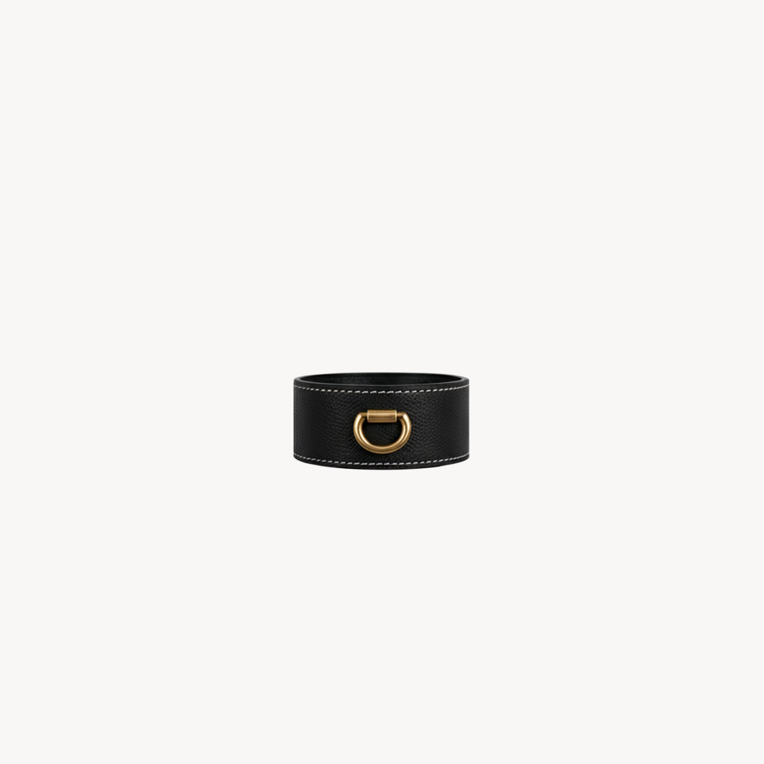 Elegant Leather Cuff Bracelet for Hands-Free Walks - Perfect Gift