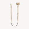 Cream-colored Arvak + Sól wrist and lead set with double-ended leash, cuff bracelet design, and adjustable straps.