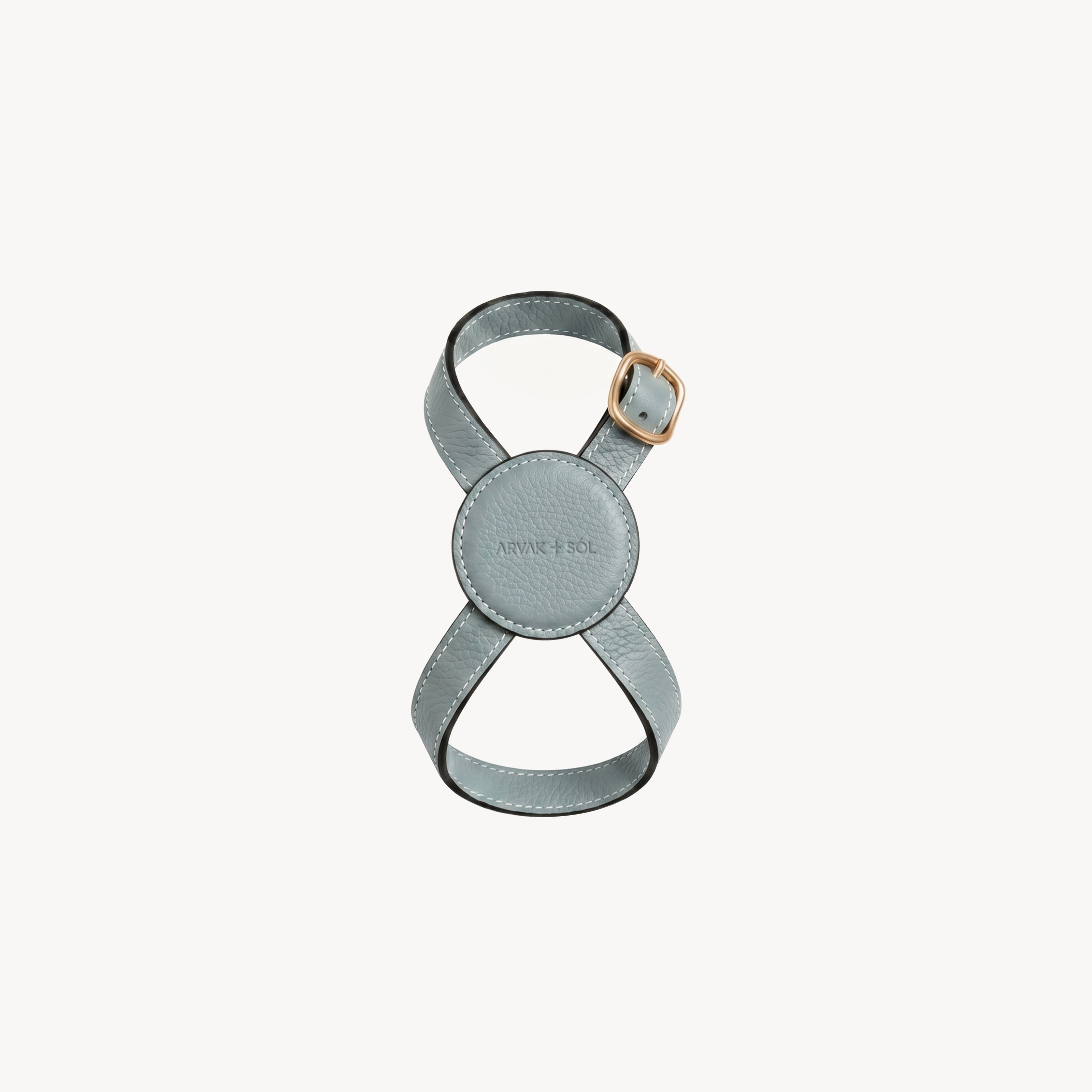Mint Arvak + Sól backpack dog harness with round coin purse, featuring adjustable straps and stylish design.